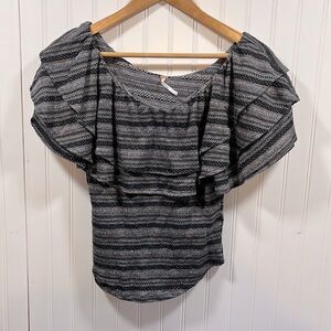 Free People heirloom ruffle top